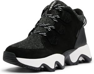 Женские водонепроницаемые ботинки SOREL Kinetic Impact Caribou Plus, Black/Sea Salt