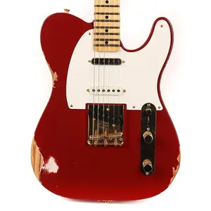 Fender Custom Shop ограниченная серия Hotshot Telecaster в цвете Aged Cimmaron Red