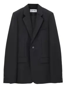 Пиджак на одной пуговице LOEWE, черный