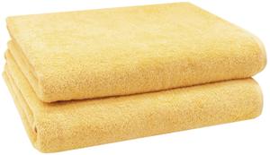 Банное полотенце набор из 2 шт  Zollner, желтый