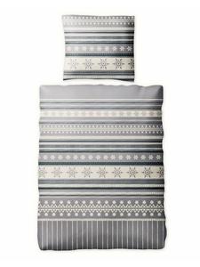 Комплект постельного белья из двух частей фланели, 135x200 см, звезды бежево-коричневого цвета JACK, 135x200 см