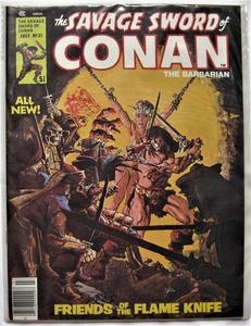 Savage Sword of Conan Vol 1 Number 31 Flame Knife (Marvel)