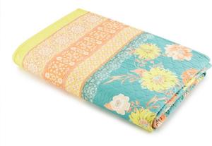 Покрывало Bassetti из хлопка POSILLIPO цвет V1 ЗЕЛЕНЫЙ размер 180х255