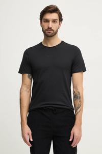 Хлопковая футболка Guess, черный