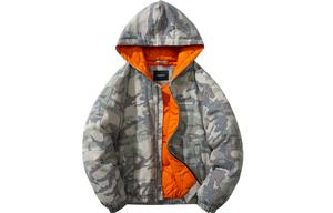 GOLFCROSS Пуховик унисекс, Green Camouflage