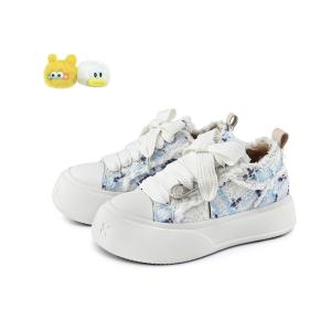 Кроссовки SOAP OPERA Fluffy Series Skateboarding Shoes Unisex Low-top White/blue, синий