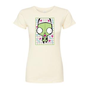 Облегающая футболка Invader Zim Gir для юниоров Licensed Character, бежевый