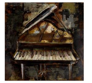 Металлическая картина KUNSTLOFT Industrial Style цвет braun/weiß