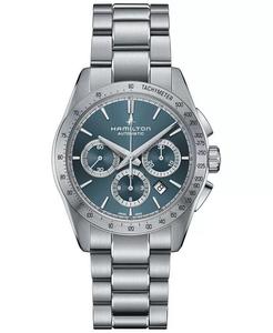 Мужские швейцарские автоматические часы с хронографом Jazzmaster Performer с браслетом из нержавеющей стали, 42 мм Hamilton