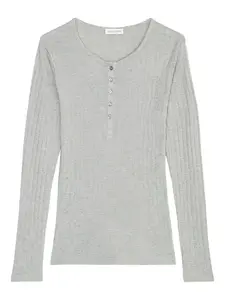 Топ хенли в рубчик Marc O'Polo, серый