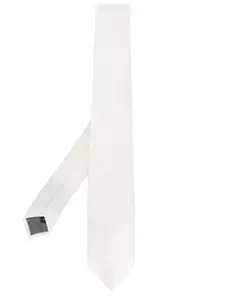 Галстук с принтом пейсли Dell'Oglio, белый