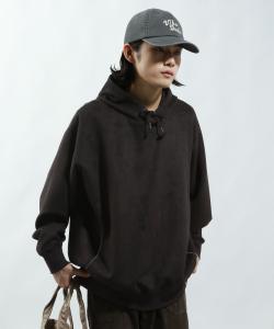 Худи с перфорацией, напоминающей замшу Bayflow, цвет Black 19