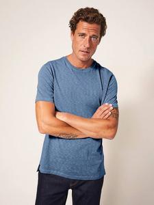 Хлопковая футболка Abersoch White Stuff, Mid Blue