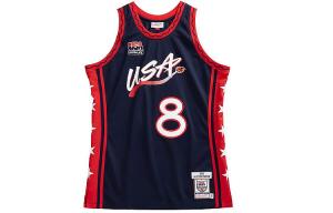 Аутентичная футболка 'USA 1996 Penny Hardaway' Mitchell Ness, красная