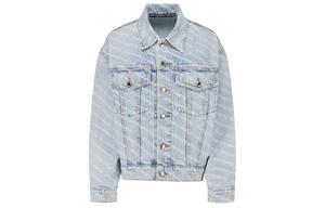 Alexander Wang Джинсовая куртка с принтом Falling Back, Blue