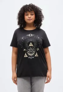 Футболка с принтом carlucy life Only Carmakoma, Black