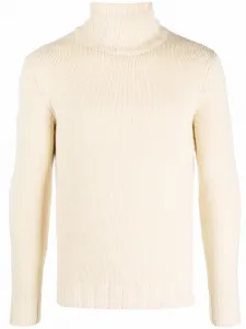 Шерстяной джемпер Dell'Oglio, белый