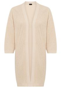 LAURA SCOTT Вязаный кардиган в бежевом цвете