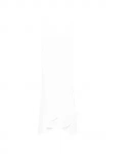 Платье с каскадными бретелями Brandon Maxwell, белый