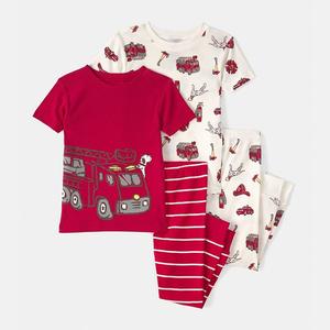 Пижамный комплект для мальчика, 4 предмета Carter'S, Fire Truck