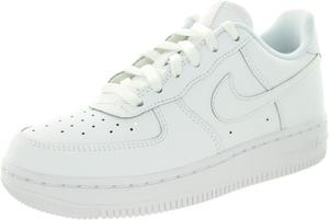 NIKE Air Force 1 (Kids), White/White-White