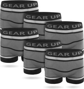 Боксеры normani 6 Stück Herren Retropants Mikrofaser-Boxershorts, цвет Grau Stripe