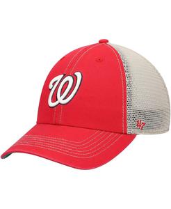 Мужская кепка Red Washington Nationals Trawler Clean Up Trucker Snapback '47 '47 Brand