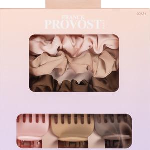 Комплект: резинка для волос, 3 шт. + заколка для волос, 3 шт. Franck Provost