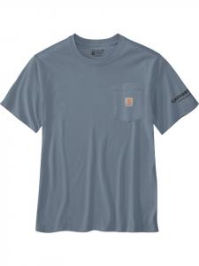 Футболка Трамвайная графика 107052 синего цвета CARHARTT