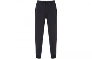 Брюки спортивные HUGO BOSS с логотипом и боковой полосой, черные