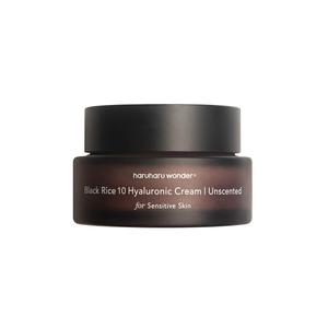 Haruharu Wonder, Гиалуроновый крем с черным рисом, увлажняющий крем без запаха для сухой, аллергической и чувствительной кожи, 50 мл