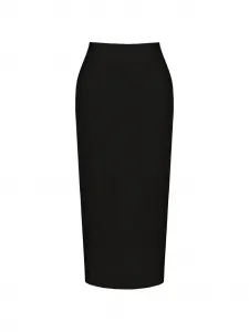 Макси-юбка прямого кроя Post Meridiem, черный