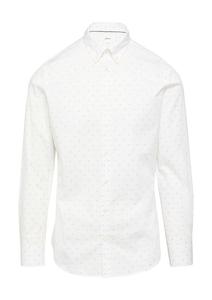 Рубашка на пуговицах классического кроя s.Oliver BLACK LABEL, белый