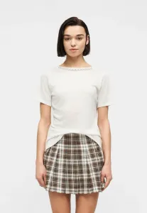 Футболка vilacine с принтом в виде жемчужной отделки на воротнике. Vila, Snow White