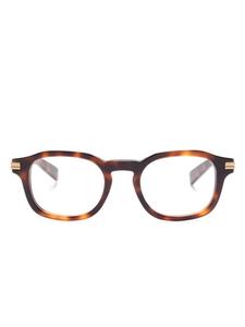 Очки в оправе черепаховой расцветки Zegna, коричневый