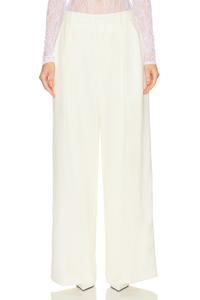 Вечерние брюки WARDROBE.NYC, кремовый