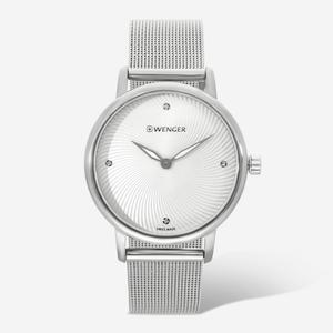 Часы Wenger Swiss Army Ladies 01.1721.107 Urban Donnissima с серебряным циферблатом 35 мм