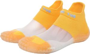 Водные туфли для мужчин и женщин, пляжные и для плавания, дышащие, легкие, средней высоты, кроссовки для ходьбы, быстросохнущие акваноски для серфинга, бассейна и йоги Generic, оранжевый