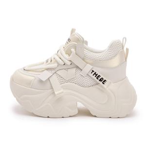 Милэн Лав Сонг амортизирующие противоскользящие и износостойкие утолщенные низкие кроссовки для женщин с высотой платформы 8 см, серый