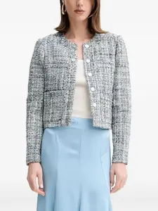 Твидовый пиджак на кнопках GUESS USA, синий
