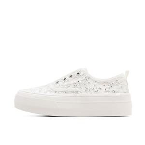 ST&SAT Женские скейтерские кроссовки лоу-топ экрю, цвет Ecru