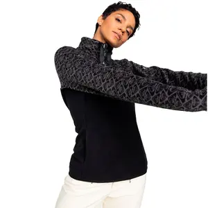 Флис Roxy Sayna half zip, черный