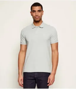 Поло Пассажир slim fit Boss Orange, серый