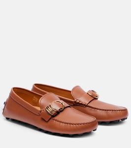 Кожаные мокасины Gommino для вождения Tod's, Cuoio Scuro