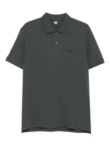 Рубашка-поло с вышитым логотипом C.P. Company, зеленый