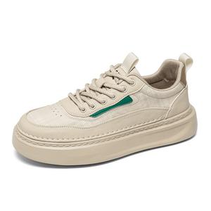 Нескользящие и износостойкие низкие кроссовки для скейтбординга, увеличивающие рост, для мужчин NANJIREN, Apricot