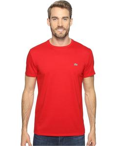Футболка Lacoste Short-Sleeve Pima Jersey Crewneck, красный
