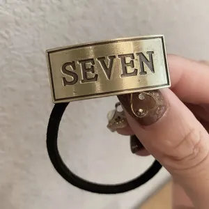 Резинки для волос, аксессуары для волос для женщин Miniministore, цвет English Letters