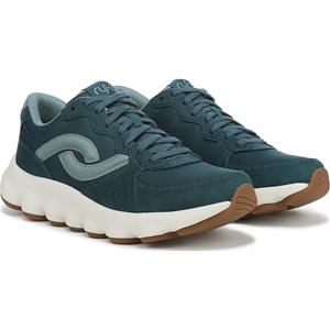 Кроссовки для ходьбы в ретро стиле Podflow Ryka, deep sea green mesh fabric