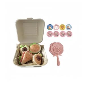 Ланч-бокс с плюшевым кулоном Dessert Dolls высотой 7 см LALABABY